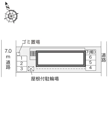 ★手数料０円★名古屋市北区城東町５丁目　月極駐車場（LP）